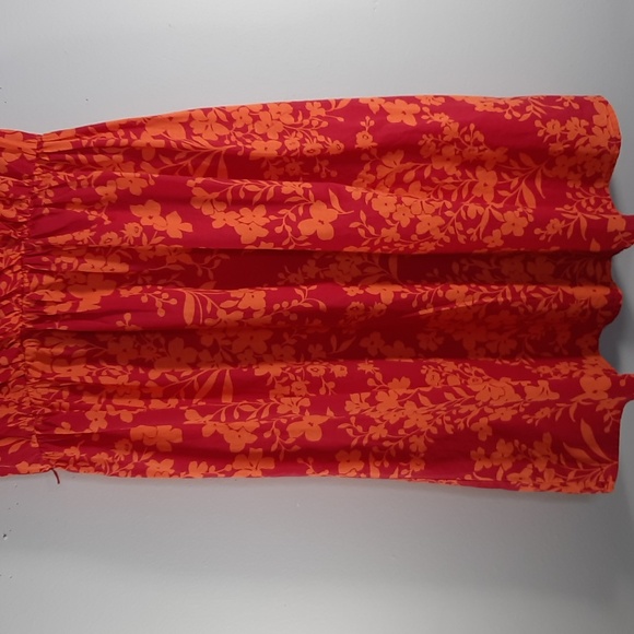 MOTHERHOOD MATERNITY PINK/ORANGE FLORAL DRESS SZ M. - Picture 3 of 10